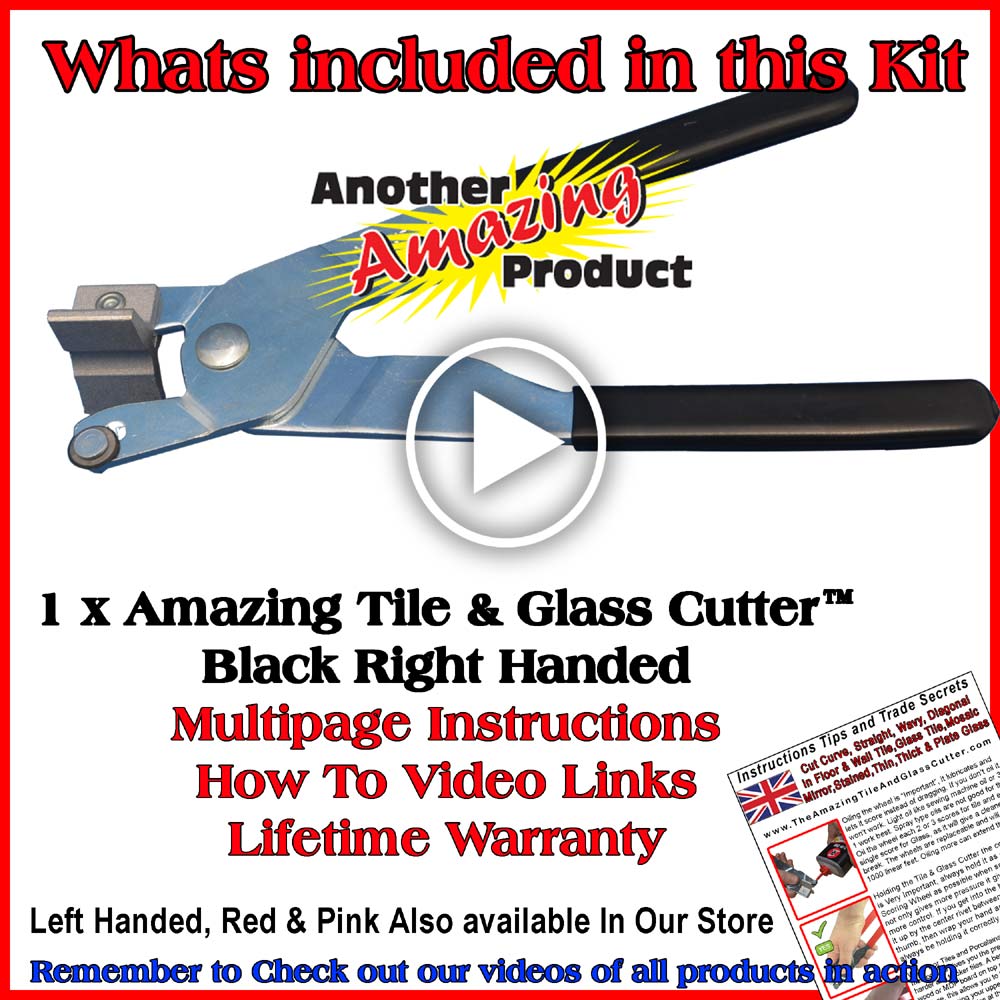 Cutting Tools Amazing Tile Glass Cutter Ceramic Floor Mirrors Stained Glass Black Made In Uk Home Garden